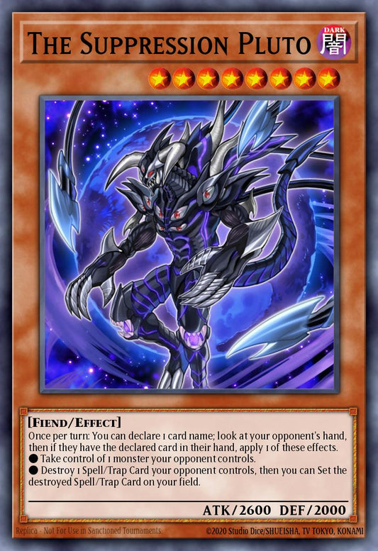 (106) YuGiOh TCG DLCS: Dragons of Legend: The Complete Series Single: The Suppression Pluto  Common