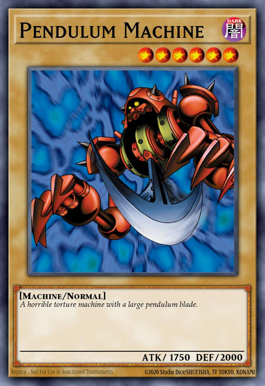 (023) YuGiOh TCG SBSC: Speed Duel: Scars of Battle Single: Pendulum Machine  Common