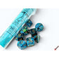 Chessex - Lab Dice 10 Gemini - Green-Teal/Gold