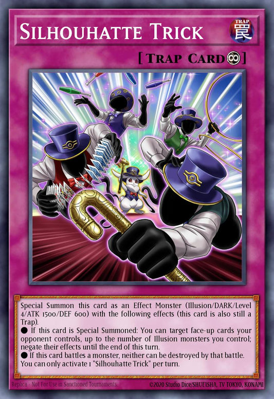 (079) YuGiOh TCG INFO: The Infinite Forbidden Single: Silhouhatte Trick (V.2 - Quarter Century Secret Rare)  Quarter Century Secret Rare