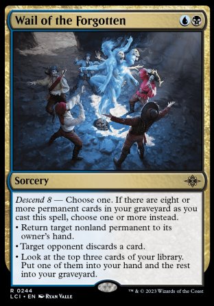 (244) Magic The Gathering The Lost Caverns of Ixalan Single: Wail of the Forgotten Holo Rare