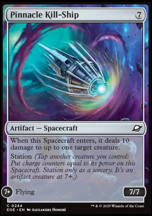 (244) Magic The Gathering Edge of Eternities Single: Pinnacle Kill-Ship  Common