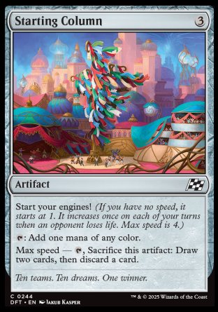 (244) Magic The Gathering Aetherdrift Single: Starting Column Holo Common