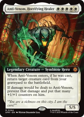 (244) Magic The Gathering Magic: The Gathering | Marvel's Spider-Man: Extras Single: Anti-Venom, Horrifying Healer  Mythic