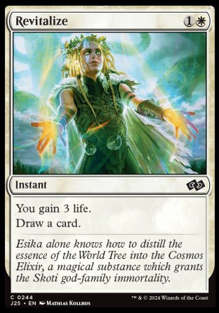 (244) Magic The Gathering Foundations Jumpstart Single: Revitalize  Common