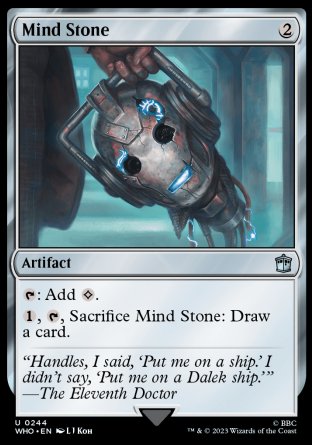 (244) Magic The Gathering Universes Beyond: Doctor Who Single: Mind Stone  Uncommon