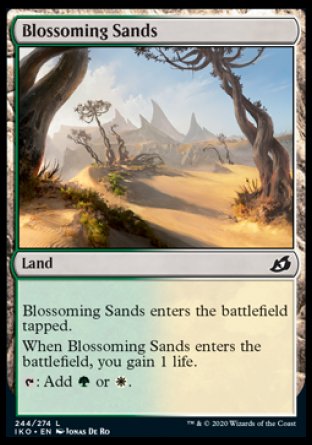 (244/274) Magic The Gathering Ikoria: Lair of Behemoths Single: Blossoming Sands  Common