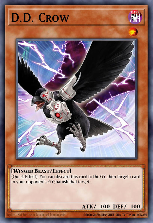 (002) YuGiOh TCG RA02: 25th Anniversary Rarity Collection II Single: D.D. Crow (V.2 - Ultra Rare)  Ultra Rare