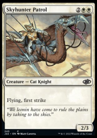 (245) Magic The Gathering Jumpstart 2022 Single: Skyhunter Patrol  Common