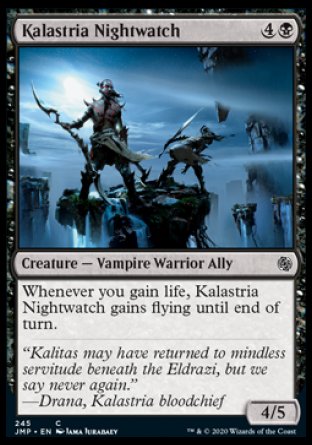 (245) Magic The Gathering Jumpstart Single: Kalastria Nightwatch  Common