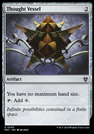 (245) Magic The Gathering Commander: Murders at Karlov Manor Single: Thought Vessel  Uncommon