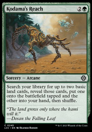 (245) Magic The Gathering Commander: The Lost Caverns of Ixalan Single: Kodama's Reach  Common