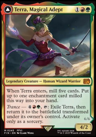 (245) Magic The Gathering Magic: The Gathering - FINAL FANTASY Single: Terra, Magical Adept // Esper Terra Holo Mythic