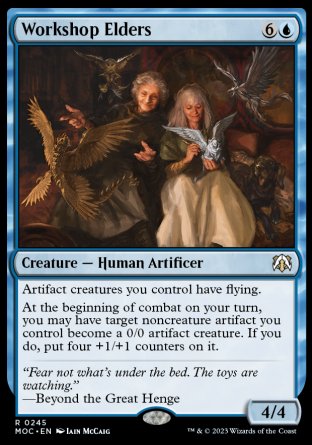 (245) Magic The Gathering Commander: March of the Machine Single: Workshop Elders  Rare