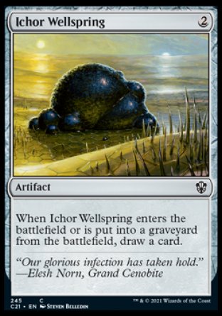 (245) Magic The Gathering Commander: Strixhaven Single: Ichor Wellspring  Common