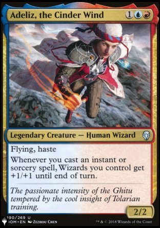 (190) Magic The Gathering The List Single: Adeliz, the Cinder Wind  Uncommon