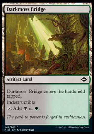 (245) Magic The Gathering Modern Horizons 2 Single: Darkmoss Bridge Holo Common