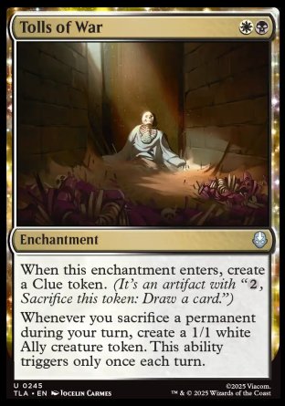 (245) Magic The Gathering Magic: The Gathering | Avatar: The Last Airbender Single: Tolls of War Holo Uncommon