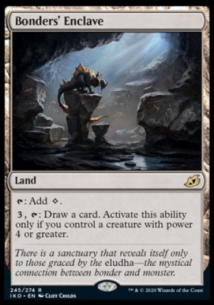 (245) Magic The Gathering Ikoria: Lair of Behemoths: Promos Single: Bonders' Enclave (V.2)  Rare