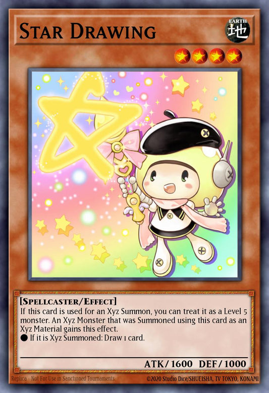 (199) YuGiOh TCG RA04: Quarter Century Stampede Single: Star Drawing (V.1 - Platinum Secret Rare)  Platinum Secret Rare