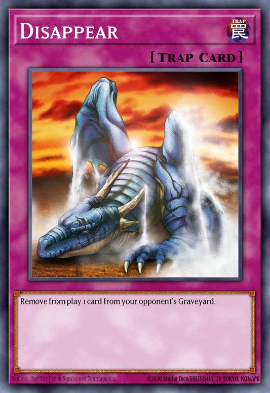 (198) YuGiOh TCG DB2: Dark Beginning 2 Single: Disappear  Common