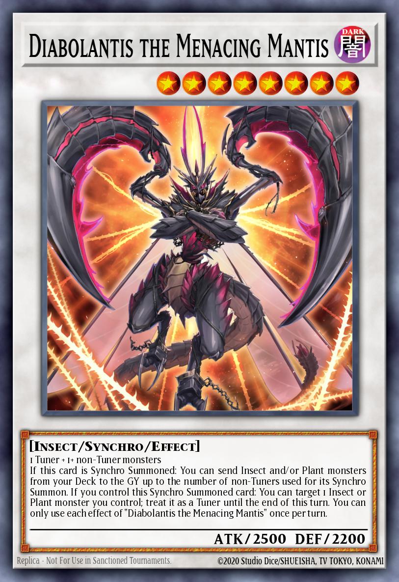 (180) YuGiOh TCG MP24: 25th Anniversary Tin: Dueling Mirrors Single: Diabolantis the Menacing Mantis  Ultra Rare