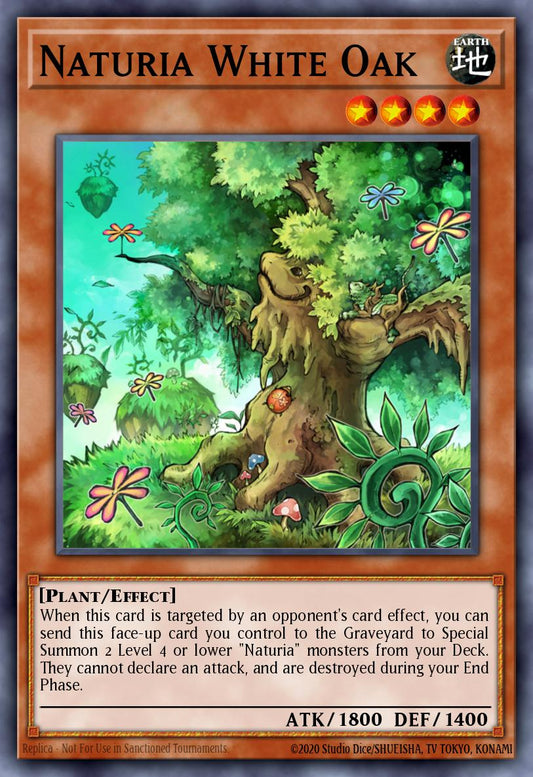 (115) YuGiOh TCG HAC1: Hidden Arsenal: Chapter 1 Single: Naturia White Oak (V.1 - Common)  Common