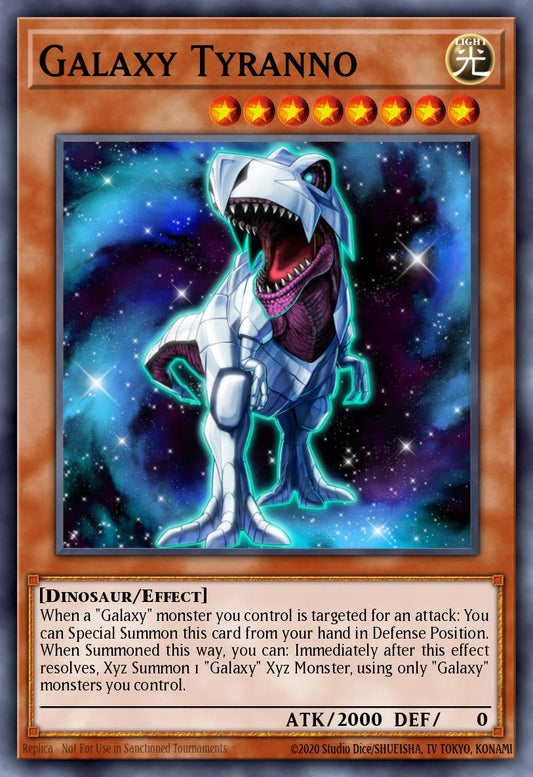 (003) YuGiOh TCG PRIO: Primal Origin Single: Galaxy Tyranno  Rare