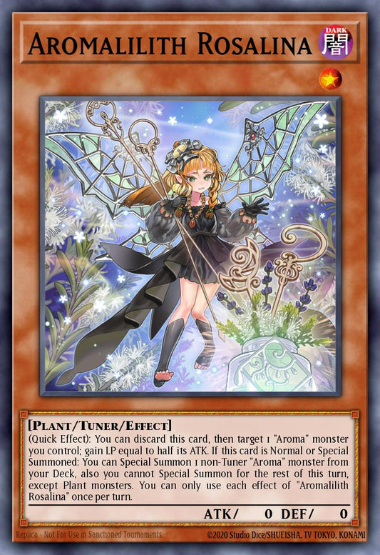 (022) YuGiOh TCG PHNI: Phantom Nightmare Single: Aromalilith Rosalina  Super Rare