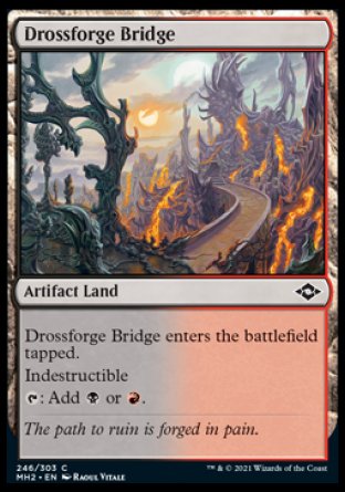 (246) Magic The Gathering Modern Horizons 2 Single: Drossforge Bridge  Common