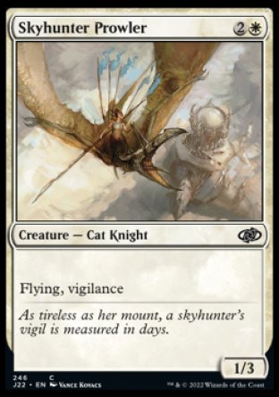 (246) Magic The Gathering Jumpstart 2022 Single: Skyhunter Prowler  Common