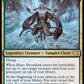 (246) Magic The Gathering Innistrad: Crimson Vow Single: Runo Stromkirk // Krothuss, Lord of the Deep  Rare