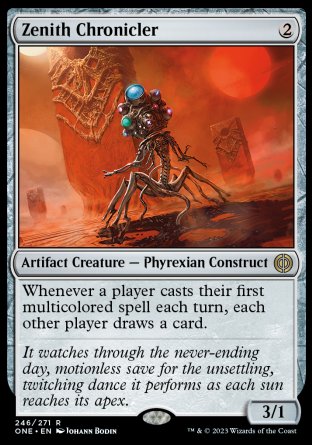 (246) Magic The Gathering Phyrexia: All Will Be One Single: Zenith Chronicler  Rare