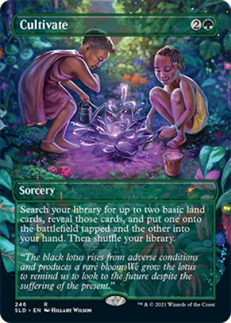 (246) Magic The Gathering Secret Lair Drop Series Single: Cultivate Holo Rare