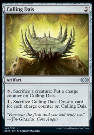 (246/332) Magic The Gathering Double Masters Single: Culling Dais Holo Uncommon