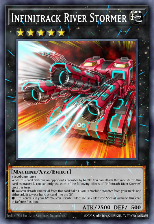 (212) YuGiOh TCG MP20: 2020 Tin of Lost Memories Mega Pack Single: Infinitrack River Stormer  Ultra Rare