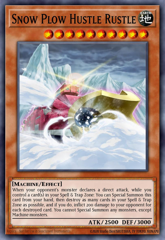 (138) YuGiOh TCG DLCS: Dragons of Legend: The Complete Series Single: Snow Plow Hustle Rustle  Common