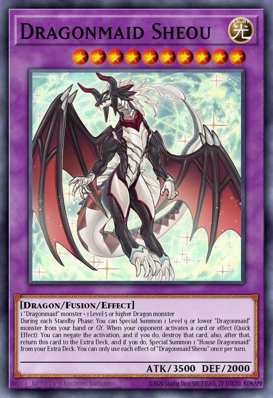 (064) YuGiOh TCG BLMM: Battles of Legend: Monster Mayhem Single: Dragonmaid Sheou  Ultra Rare