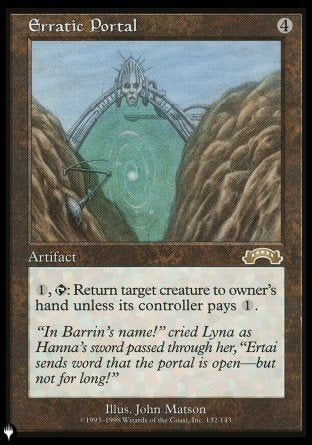 (132) Magic The Gathering The List Single: Erratic Portal  Rare