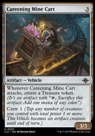 (247) Magic The Gathering The Lost Caverns of Ixalan Single: Careening Mine Cart  Uncommon