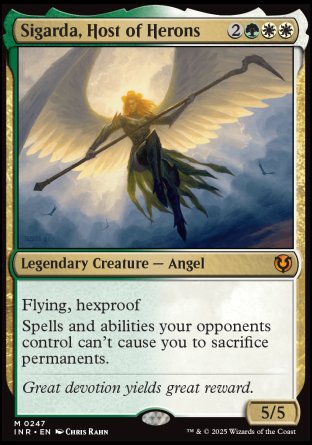 (247) Magic The Gathering Innistrad Remastered Single: Sigarda, Host of Herons Holo Mythic