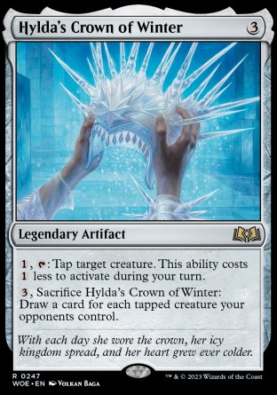 (247) Magic The Gathering Wilds of Eldraine Single: Hylda's Crown of Winter Holo Rare