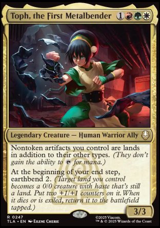 (247) Magic The Gathering Magic: The Gathering | Avatar: The Last Airbender: Promos Single: Toph, the First Metalbender  Rare