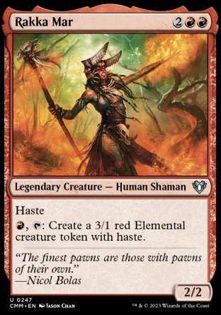 (247) Magic The Gathering Commander Masters Single: Rakka Mar Holo Uncommon