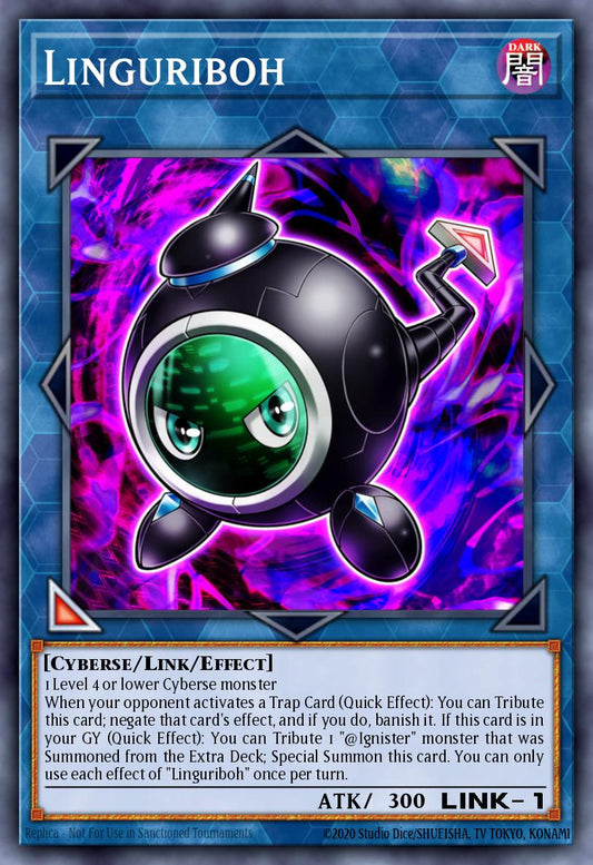(142) YuGiOh TCG MP25: 2025 Mega-Pack Tin Single: Linguriboh  Secret Rare