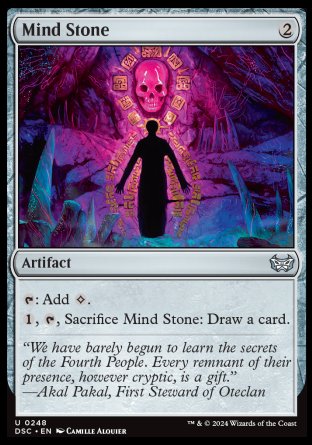 (248) Magic The Gathering Commander: Duskmourn: House of Horror Single: Mind Stone  Uncommon