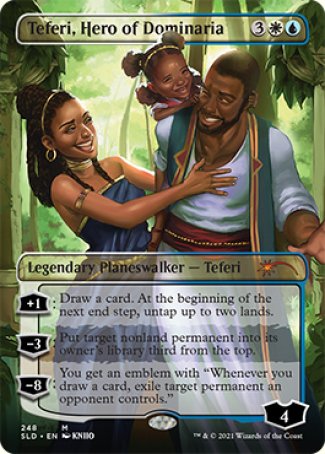 (248) Magic The Gathering Secret Lair Drop Series Single: Teferi, Hero of Dominaria  Mythic