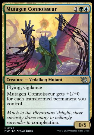 (248) Magic The Gathering March of the Machine Single: Mutagen Connoisseur Holo Uncommon