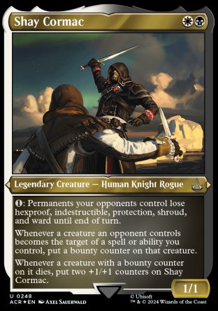 (248) Magic The Gathering Universes Beyond: Assassin's Creed: Extras Single: Shay Cormac (V.2)  Holo Uncommon