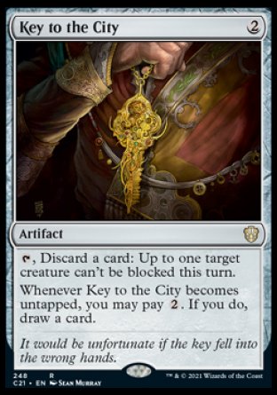 (248) Magic The Gathering Commander: Strixhaven Single: Key to the City  Rare